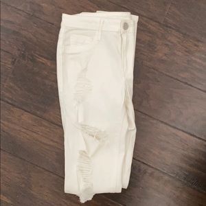Black orchid Los Angeles white ripped jeans